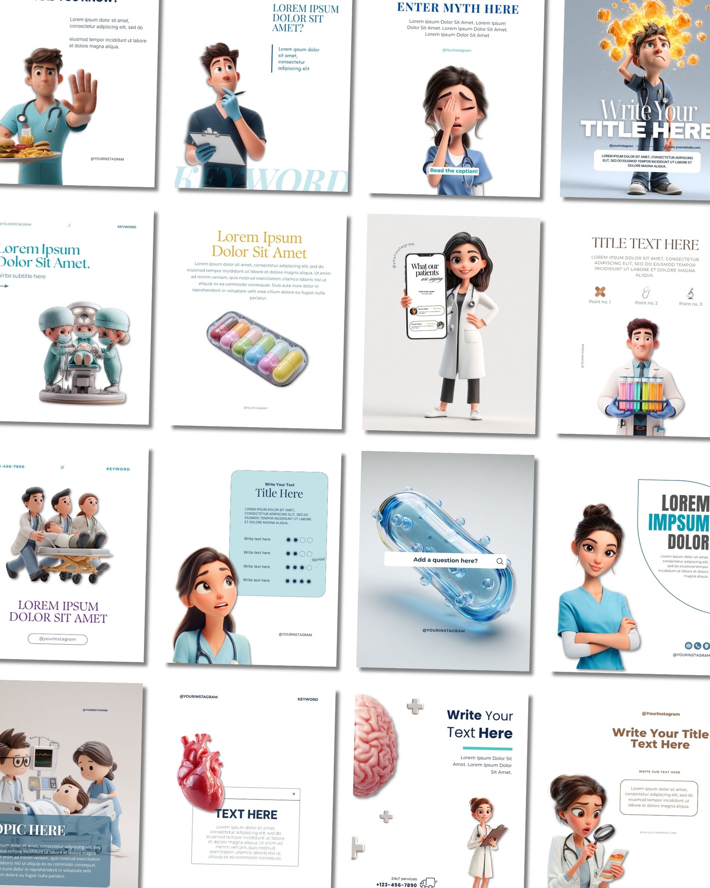 3D Style Multi-Speciality Special Content Bundle