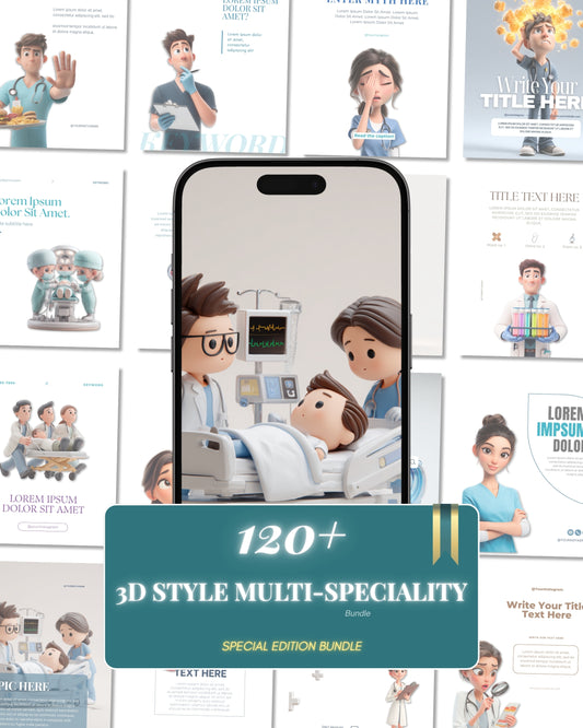 3D Style Multi-Speciality Special Content Bundle