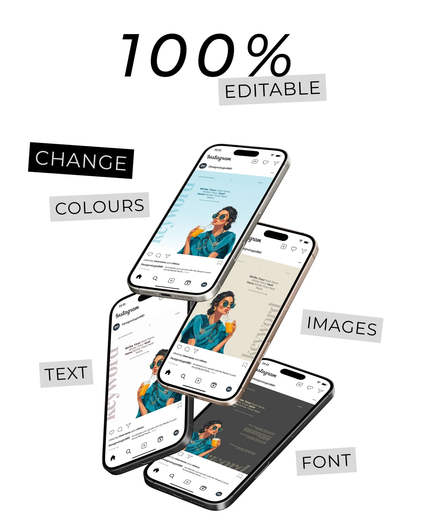Aura – Saree Edit | Content Bundle for Healthcare Creators