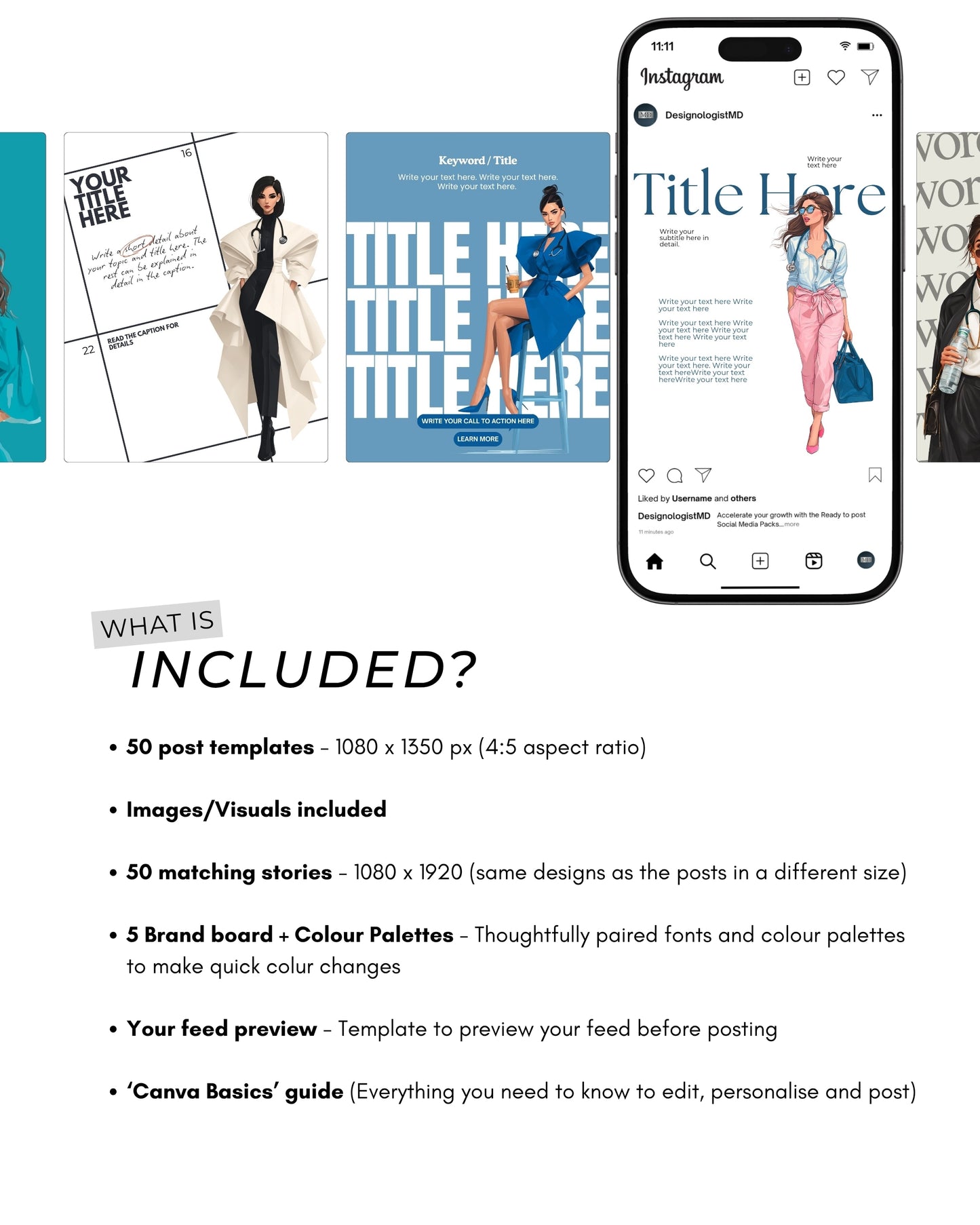 Edge Edit | Content Bundle for Female Healthcare Creators