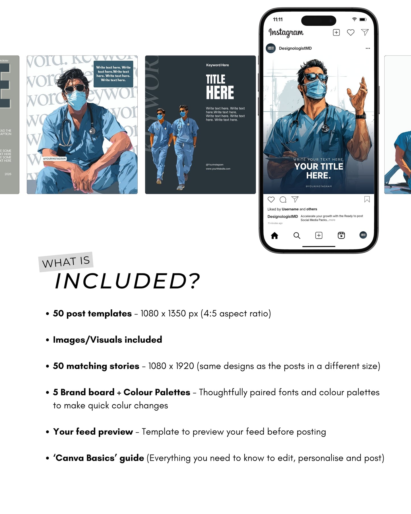 Scrubs Blue Core | Content Bundle for Male Healthcare Creators