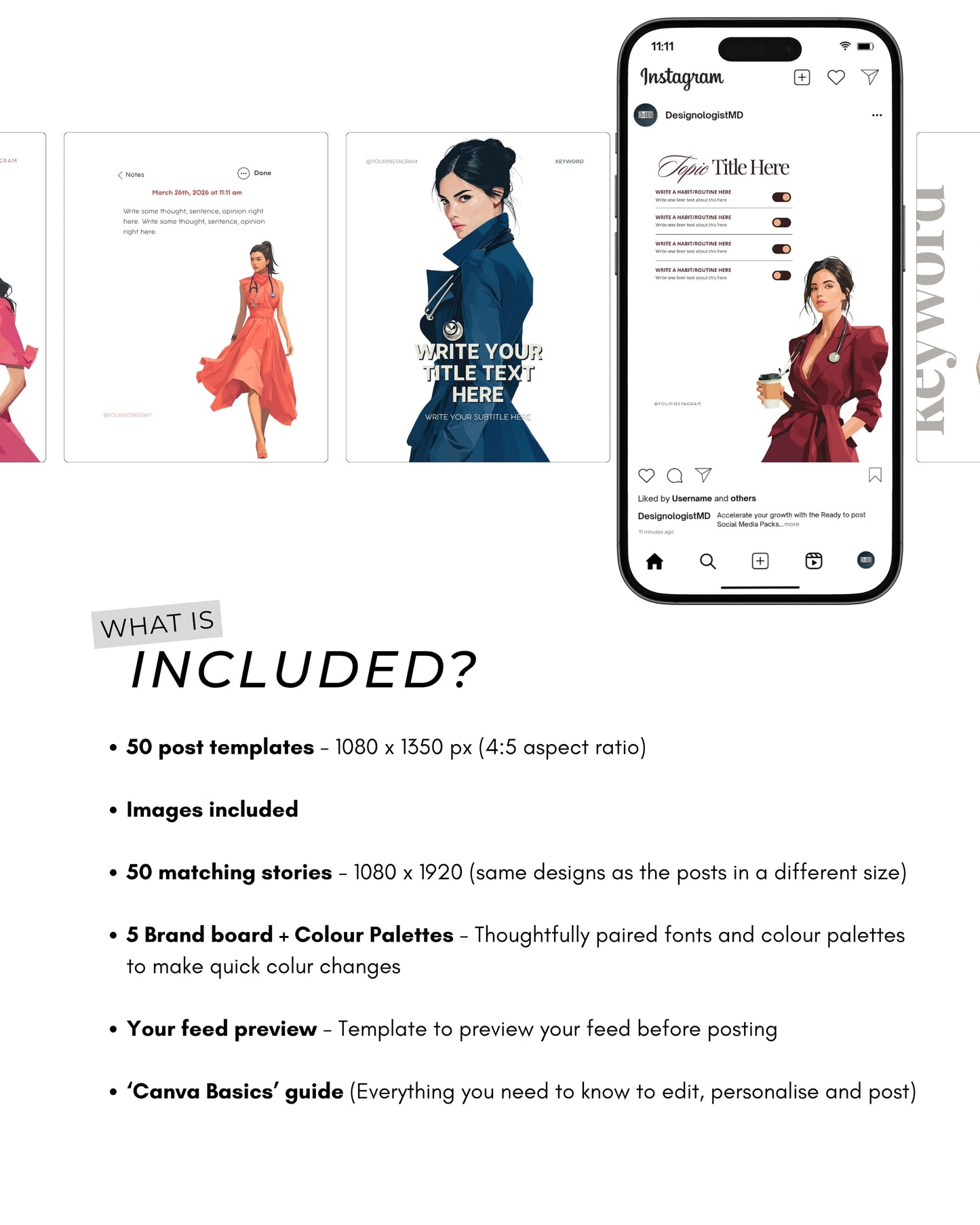 Poise Edit | Content Bundle for Female Healthcare Creators