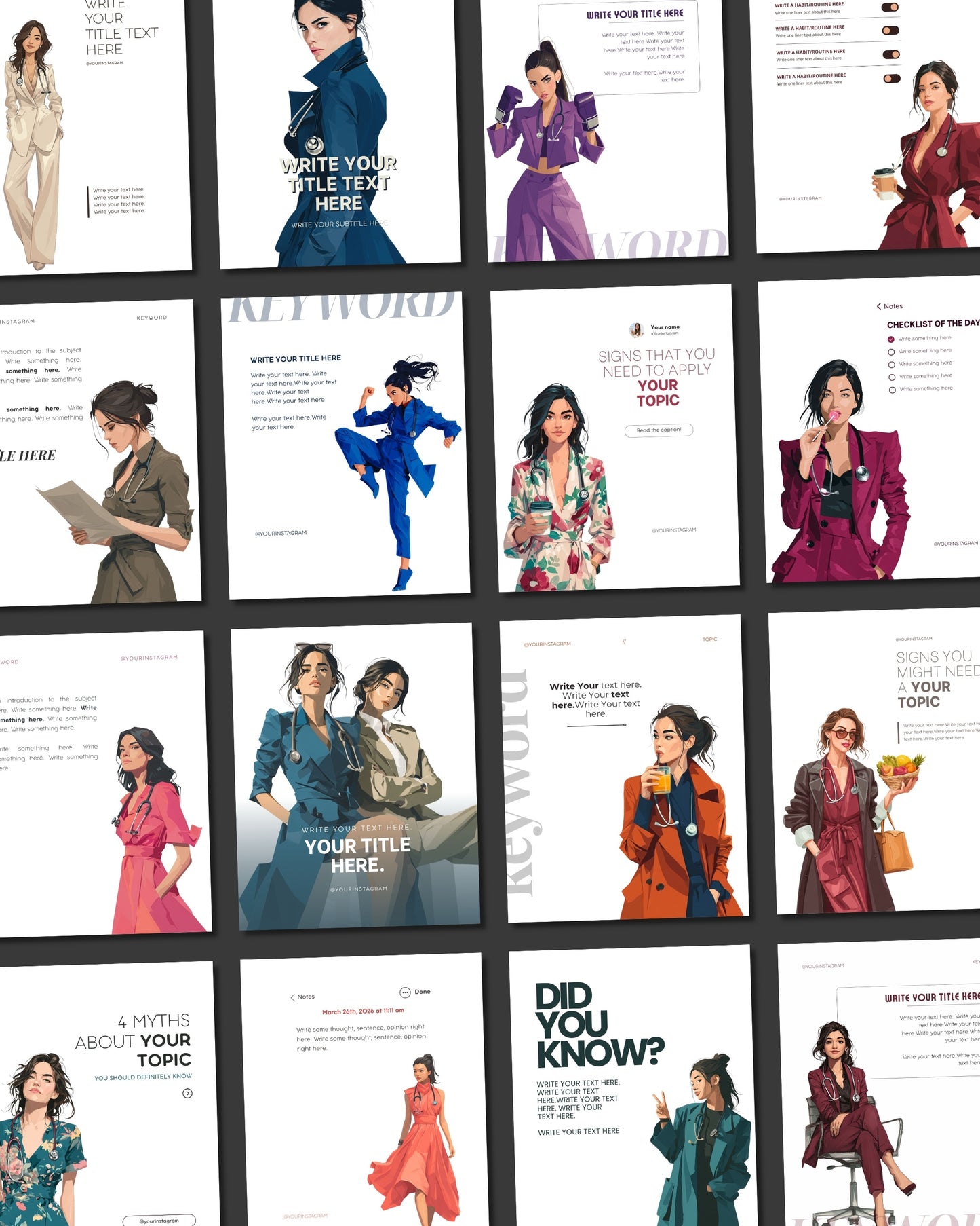 Poise Edit | Content Bundle for Female Healthcare Creators