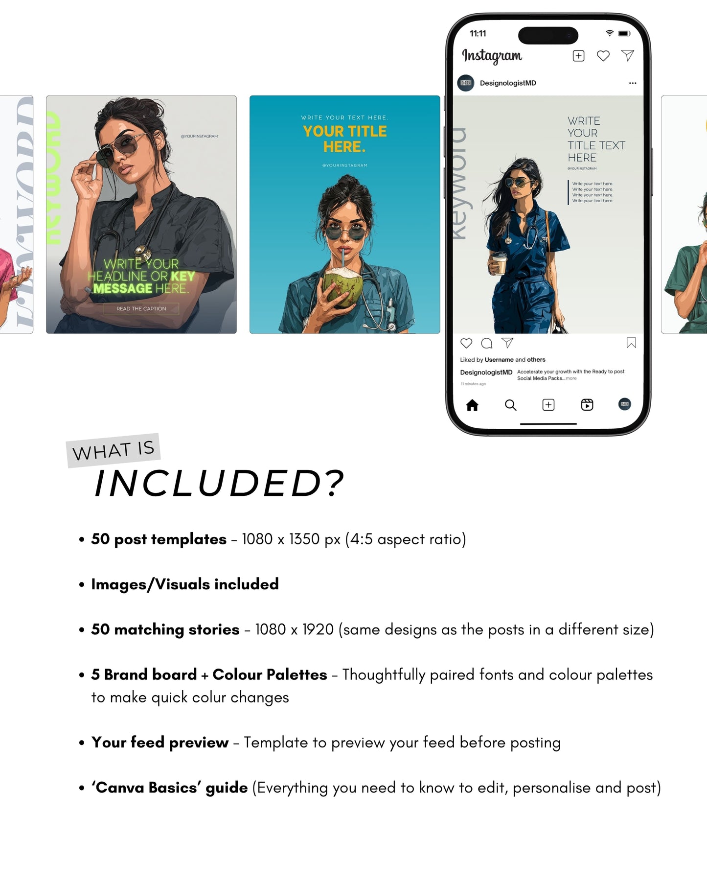 Scrubs Spectrum | Content Bundle for Female Healthcare Creators