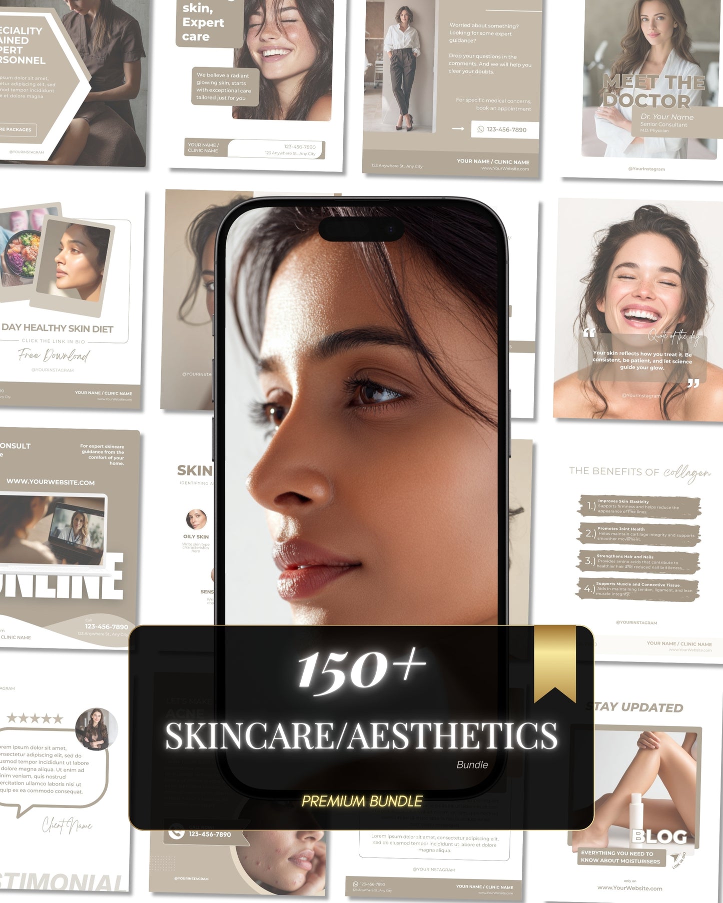 Skincare Aesthetics Premium Content Bundle