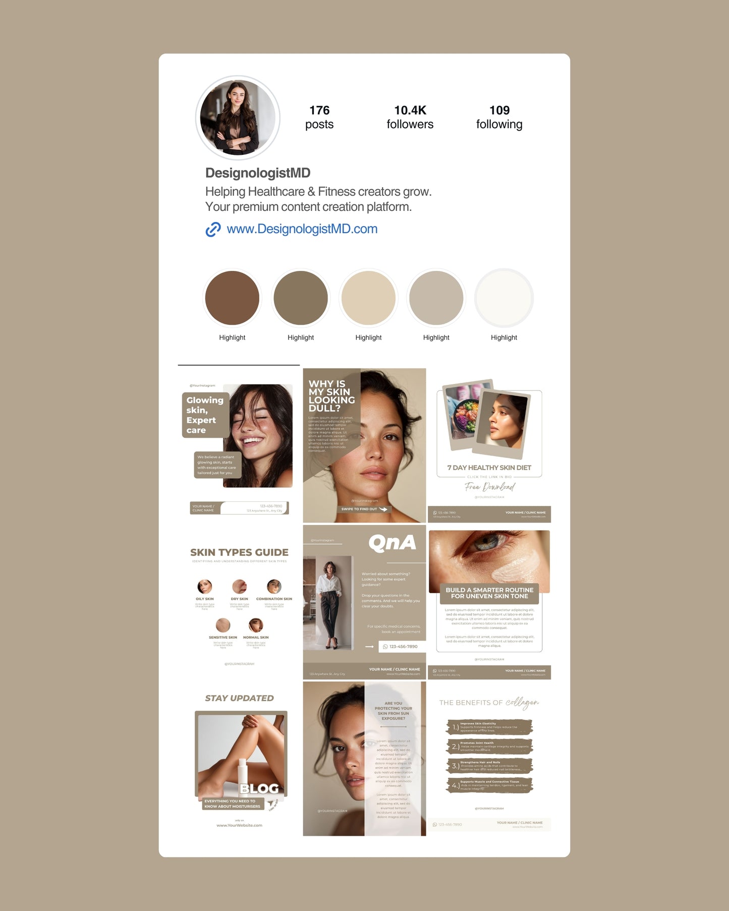 Skincare Aesthetics Premium Content Bundle